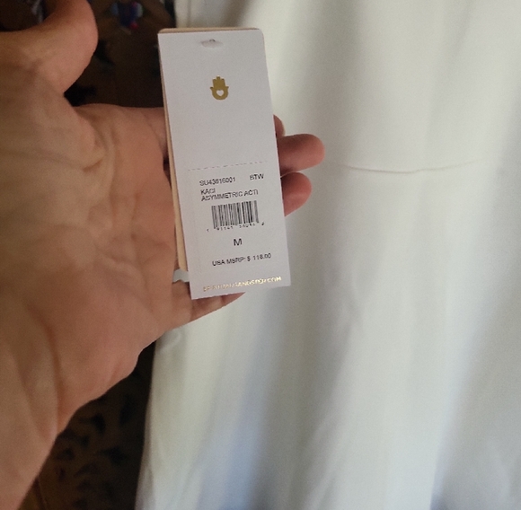 Spiritual Gangster One Shoulder White Dress - Picture 5 of 7